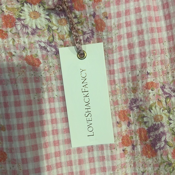 NWT Loveshack Fancy Arla Skirt, Berry Picnic. Size XS. - Picture 2 of 10